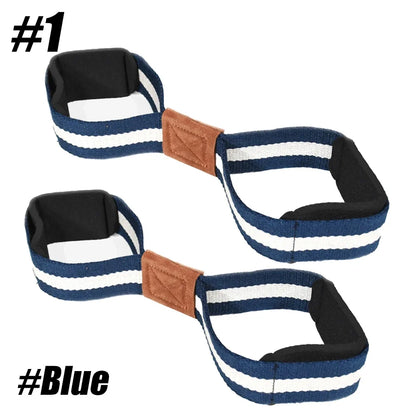 1 Pair Lifting Straps for Deadlift - Figure 8 Wrist Straps for Heavy Weight Lifting, Powerlifting, Workout and Weightlifting