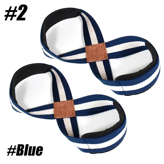 1 Pair Lifting Straps for Deadlift - Figure 8 Wrist Straps for Heavy Weight Lifting, Powerlifting, Workout and Weightlifting